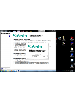 Kubota Diagmaster v20.11.01 Diagnostic Software